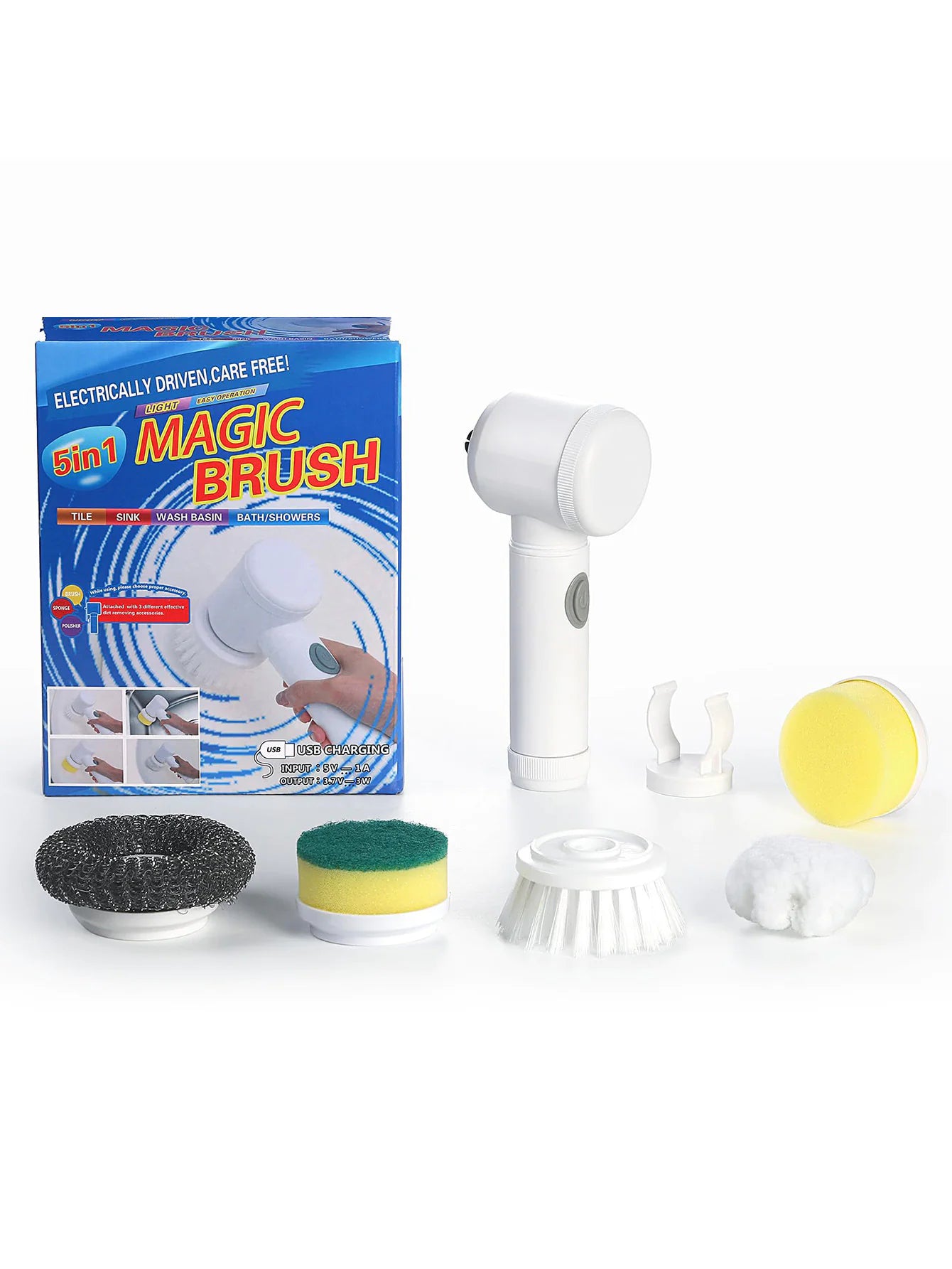 Cordless Electric Spin Scrubber